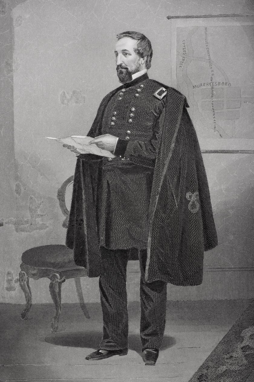 Portrét Williama Starke Rosecrans (1819-98) od American School