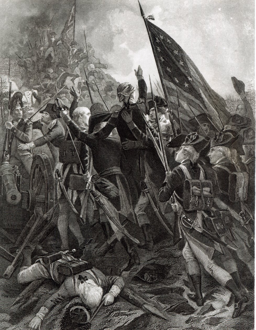 Storming of Stony Point, červenec 1779 od American School