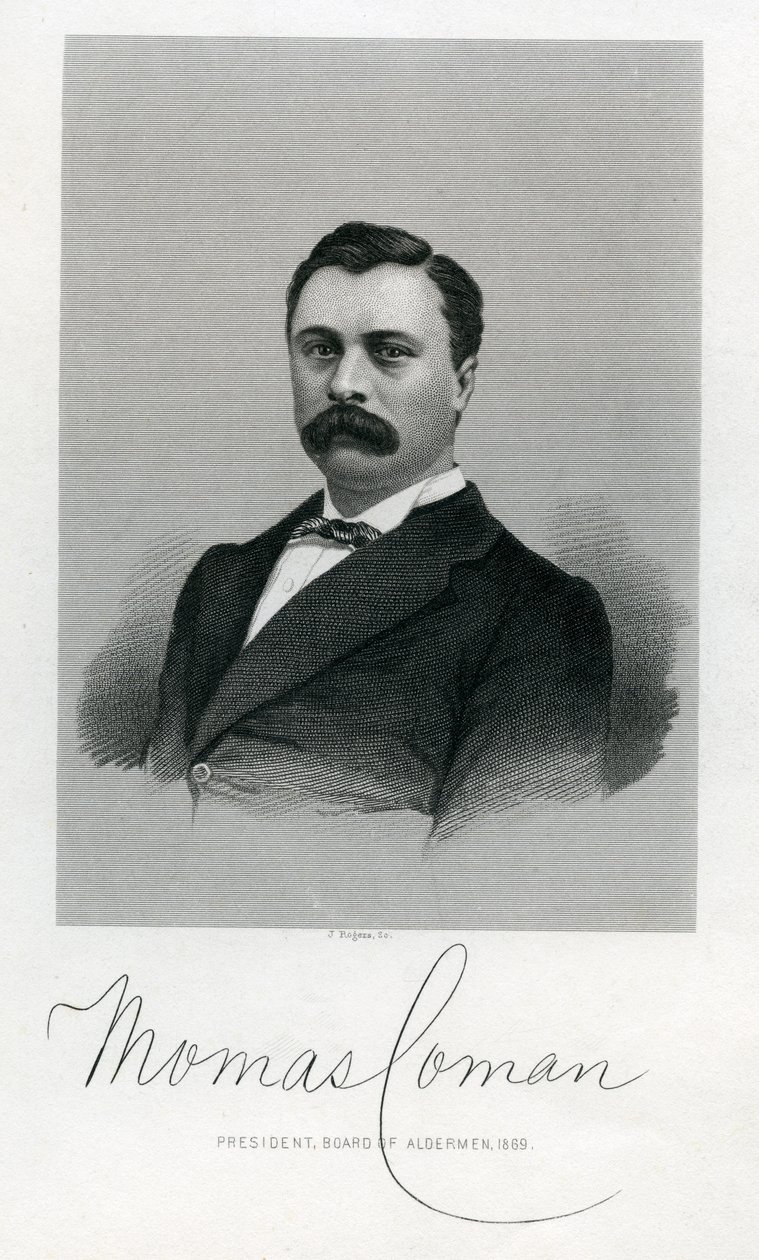 Thomas Coman, vyryl J. Rogers, 1869 od American School