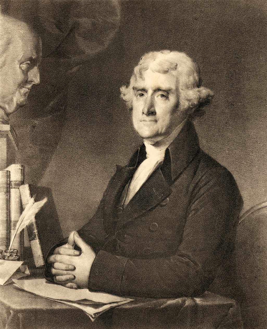Thomas Jefferson, z rytiny z 19. století od American School
