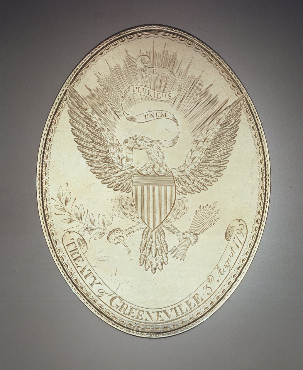 Mírová medaile z Greeneville, 1795 od American School