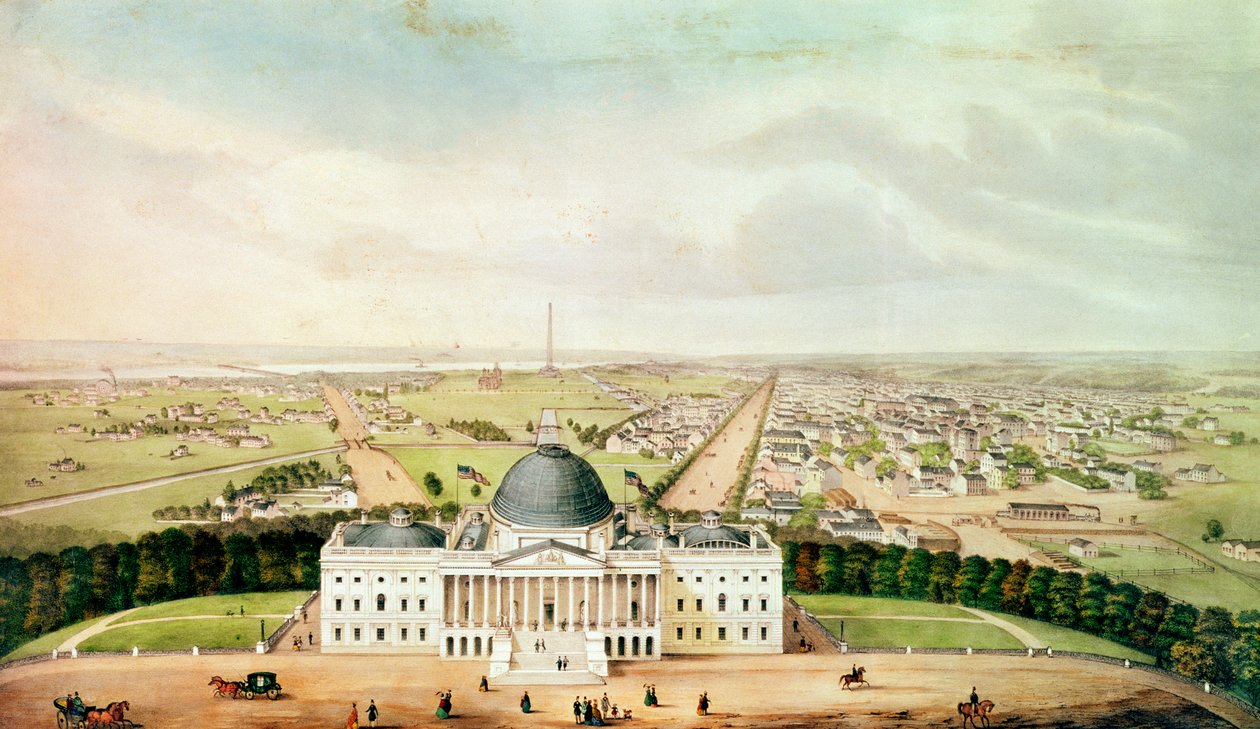 Pohled na Washington od American School