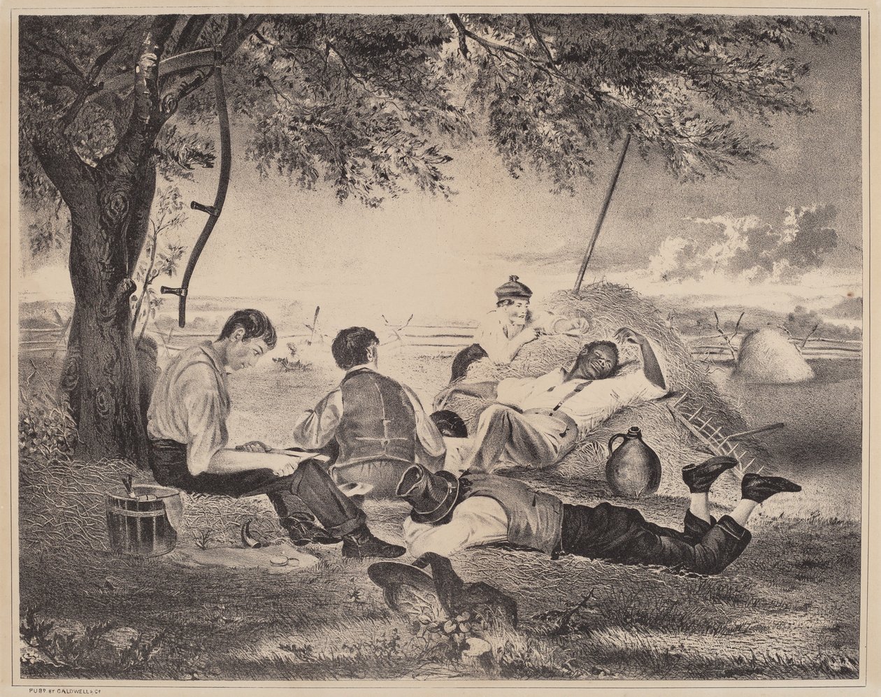 Farmářské poledne od American 19th Century