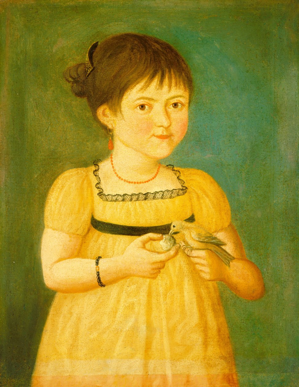 Krmení ptáčka od American 19th Century