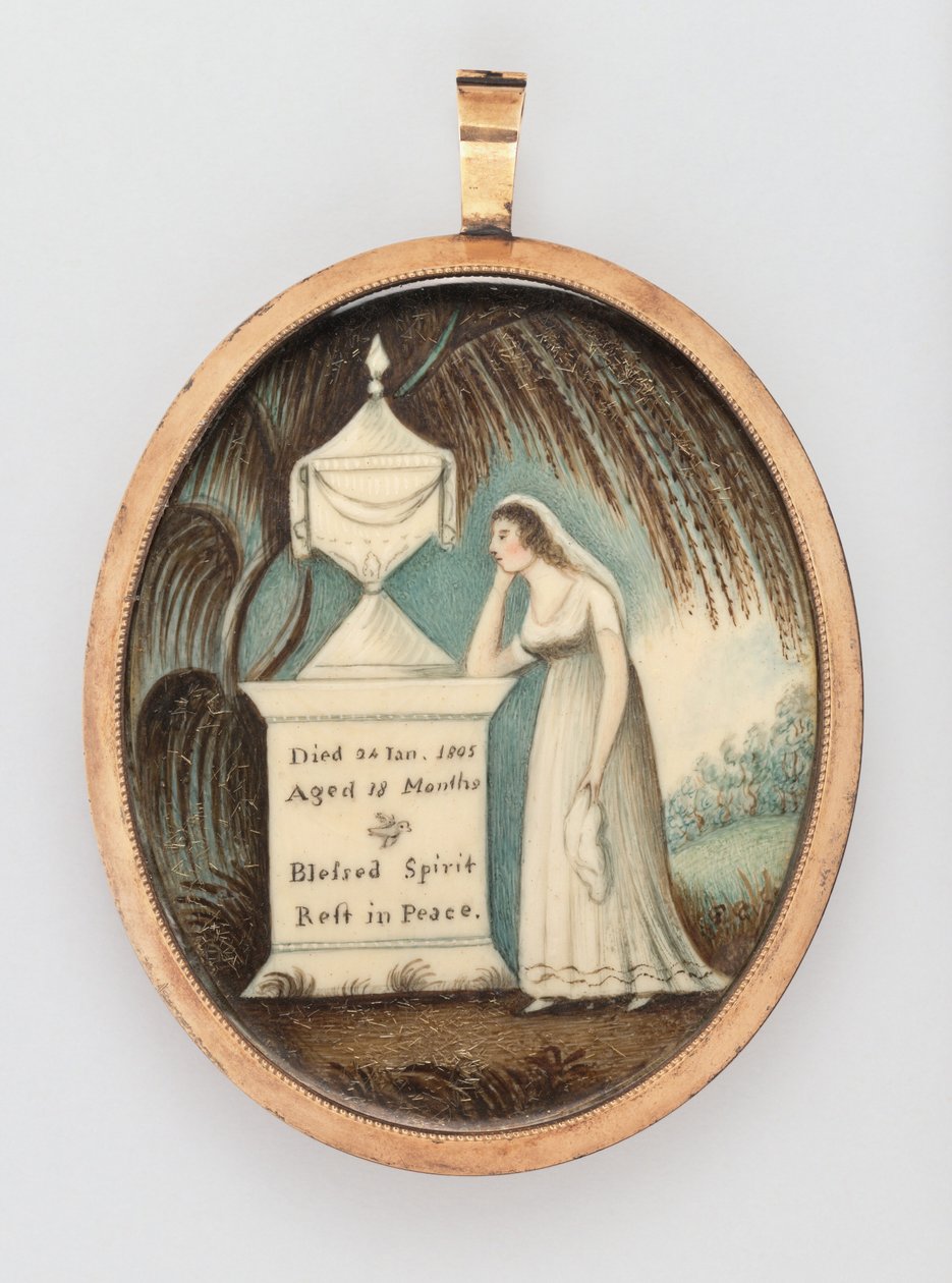 Pamětní miniatura od American 19th Century