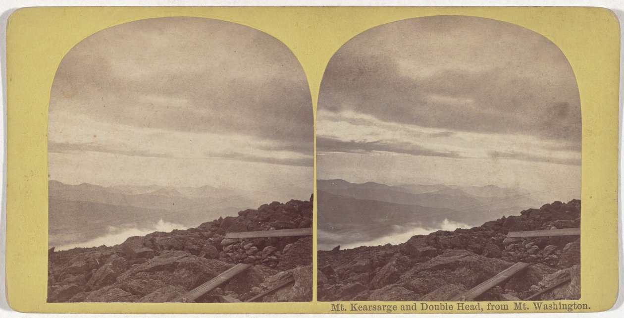 Mt. Kearsarge a Double Head, z Mt od American 19th Century