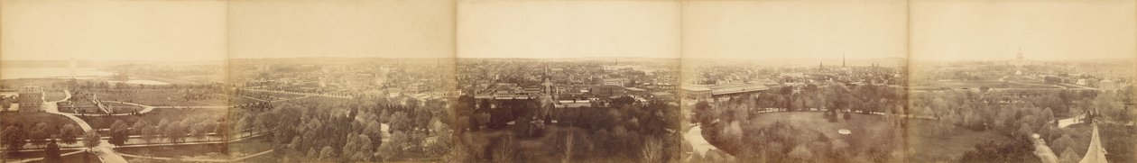 Panoramatický pohled na Washington, DC od American 19th Century