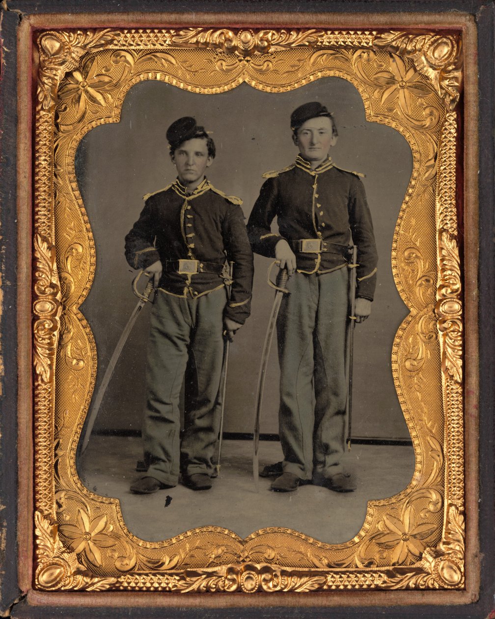 Portrét dvou kavaleristů z Illinois od American 19th Century