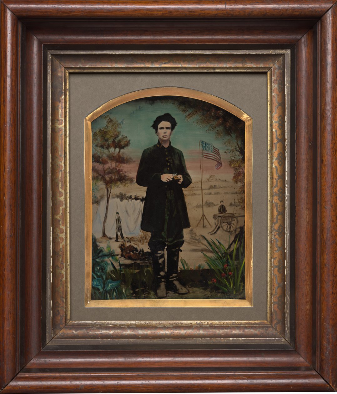 Portrét vojáka z občanské války od American 19th Century