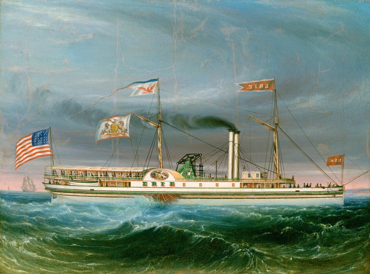 Parník "Erie" od American 19th Century