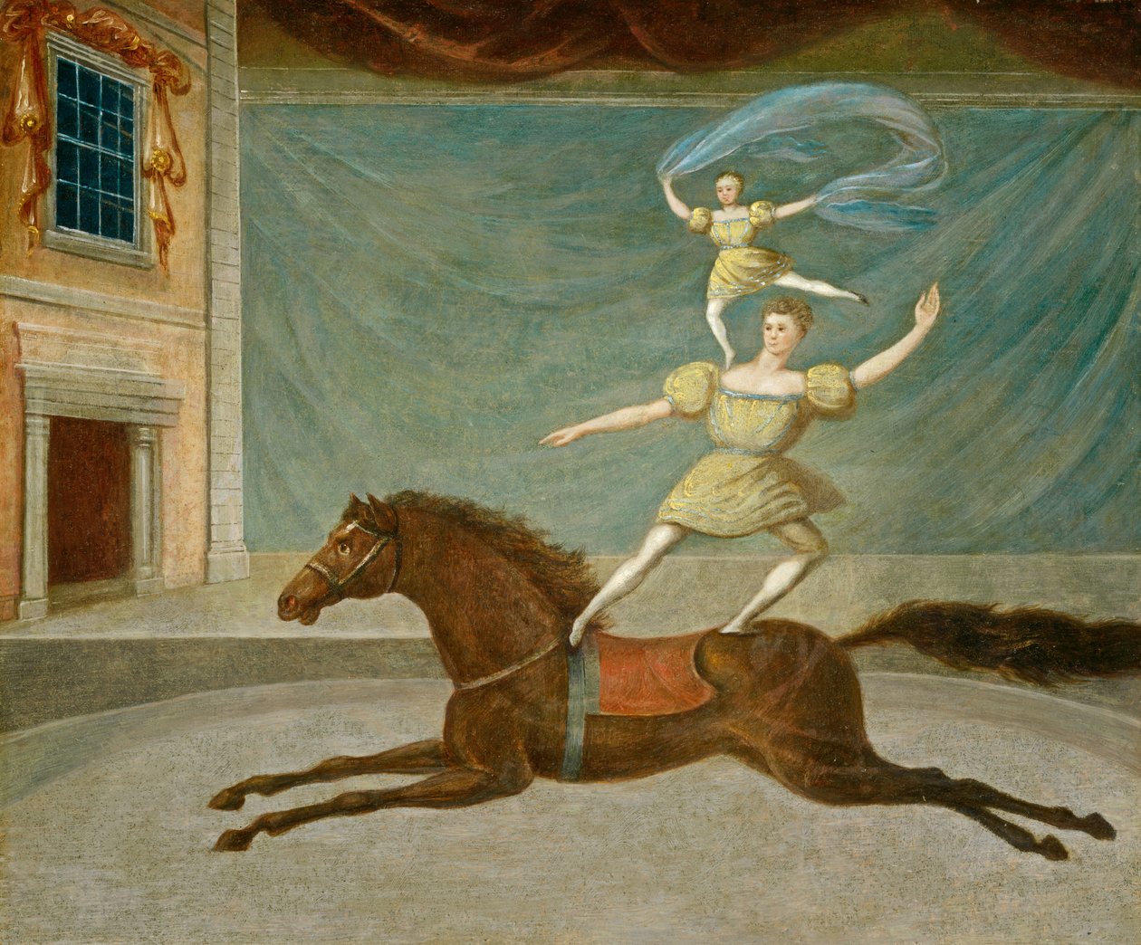 Jízdní akrobati od American 19th Century