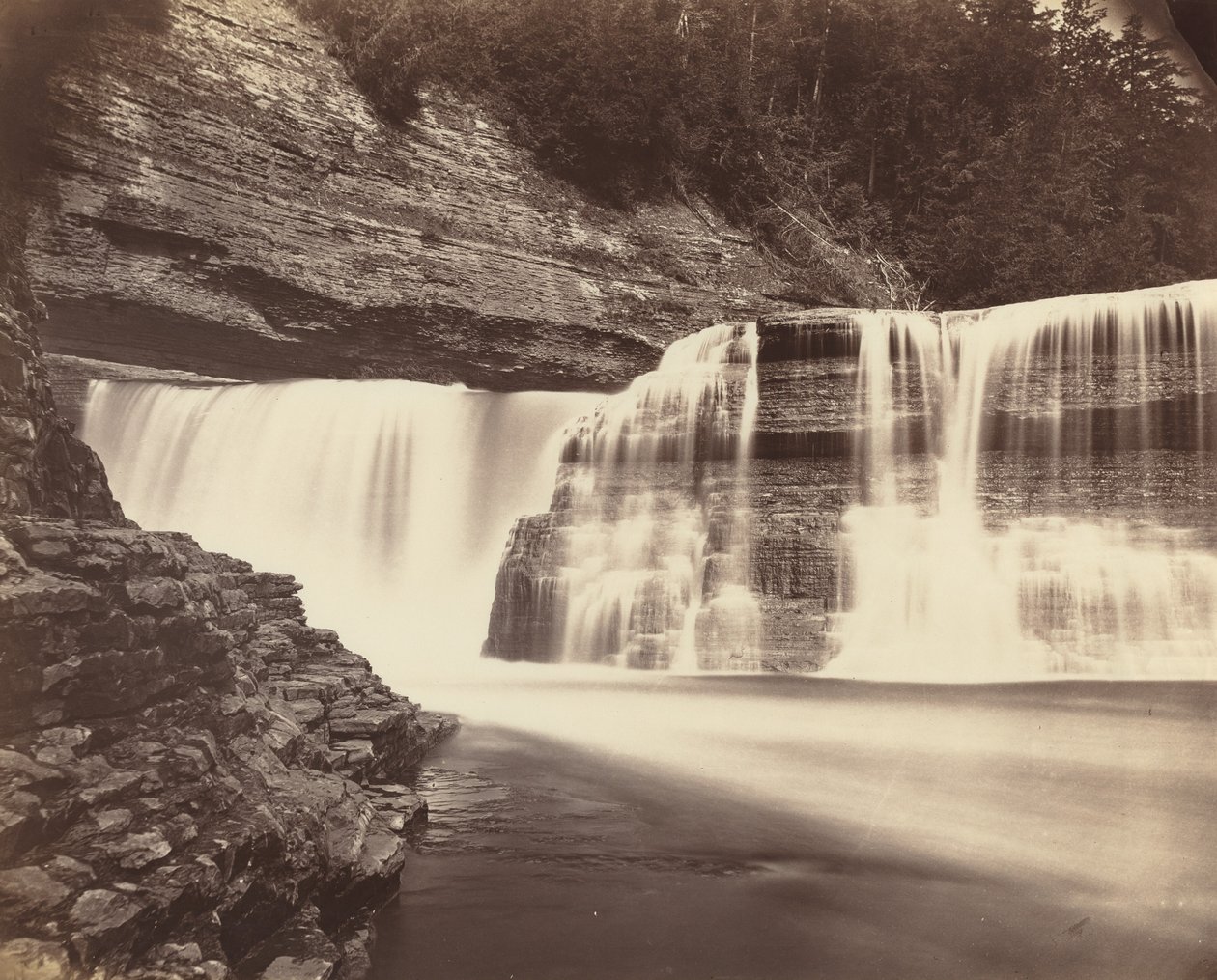 Trenton Falls, New York od American 19th Century