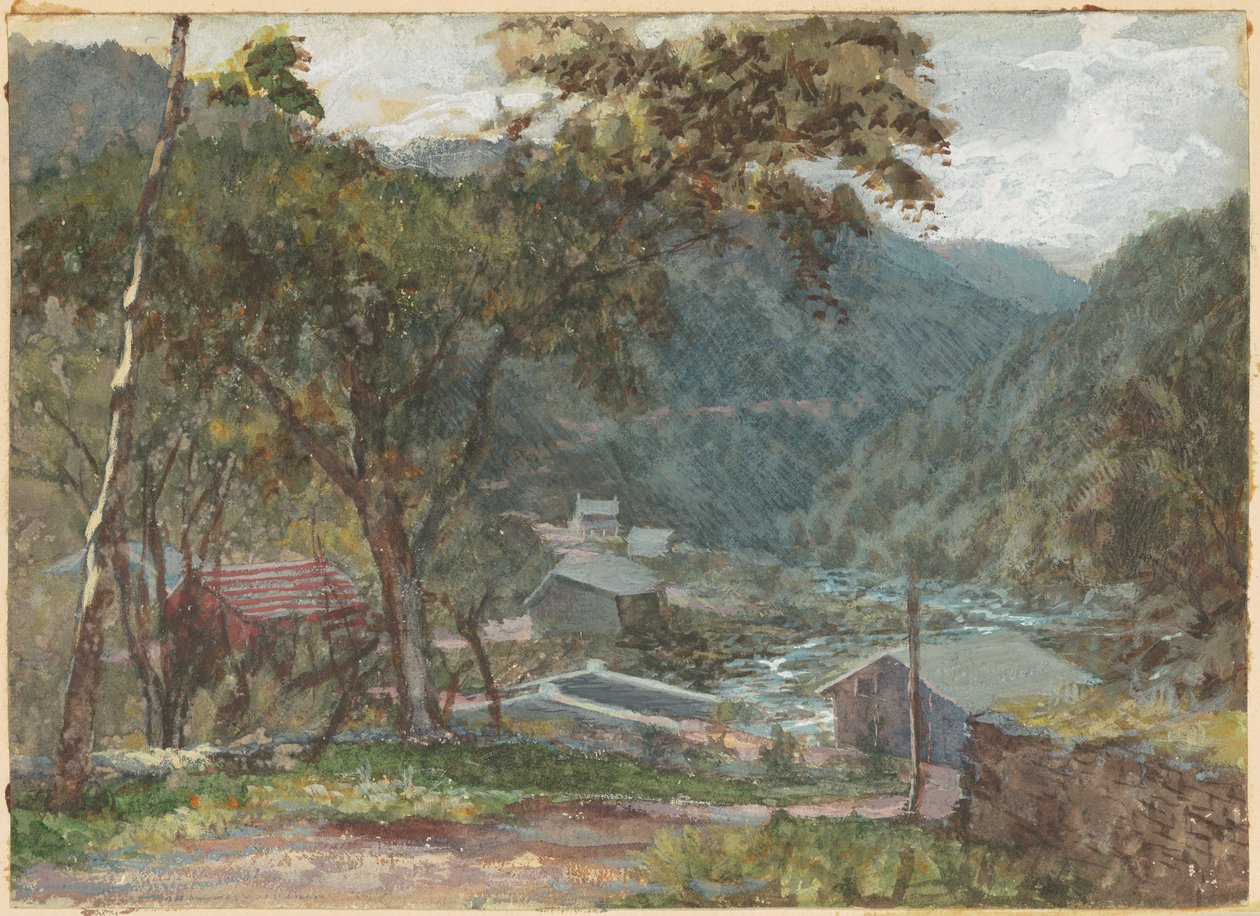Vstup do Kaaterskill Clove, Catskill Mountains od American 19th Century after John Frederick Kensett