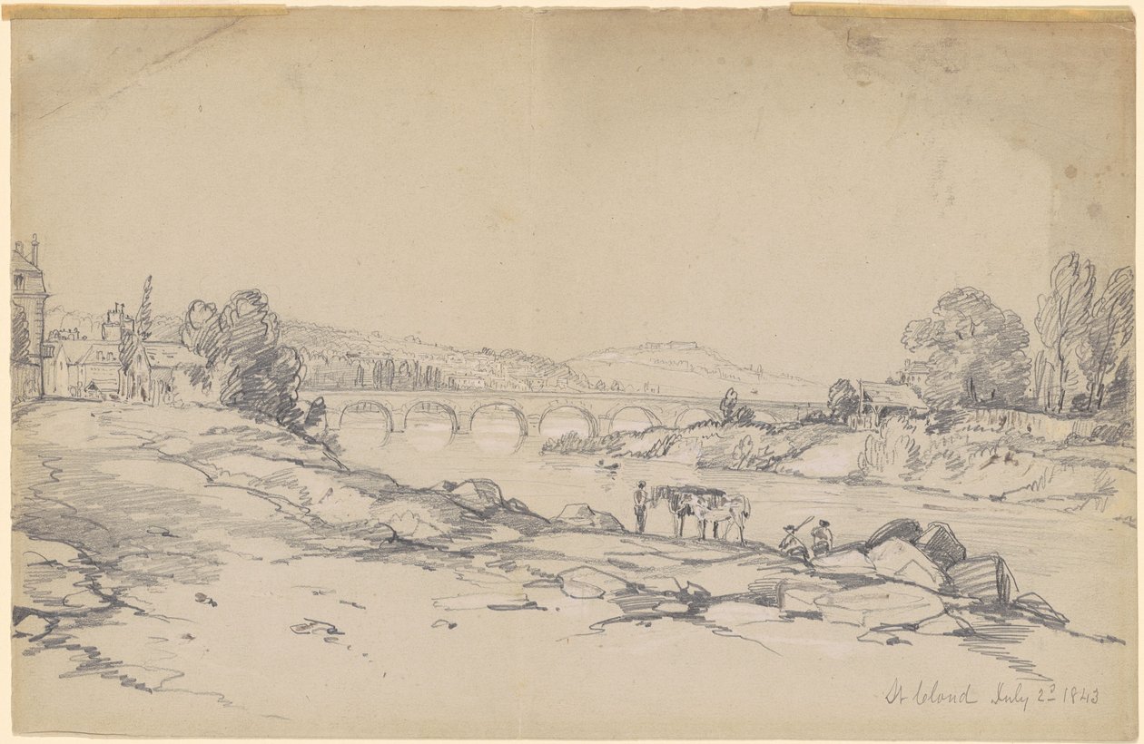 St. Cloud od American 19th Century after John Frederick Kensett
