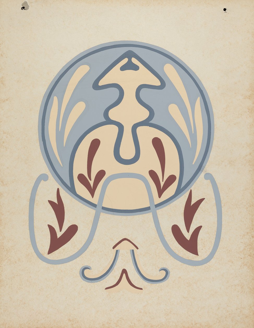 San Antonio de Pala Wall Design z portfolia "Decorative Art of Spanish California" od American 20th Century