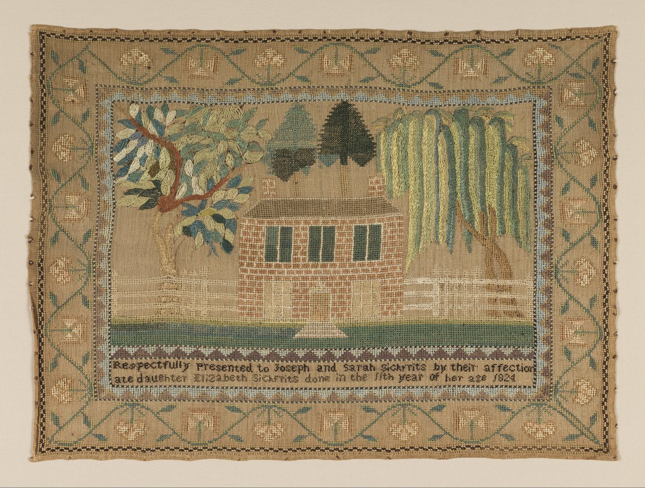 Sampler od American Elizabeth Sickfrits