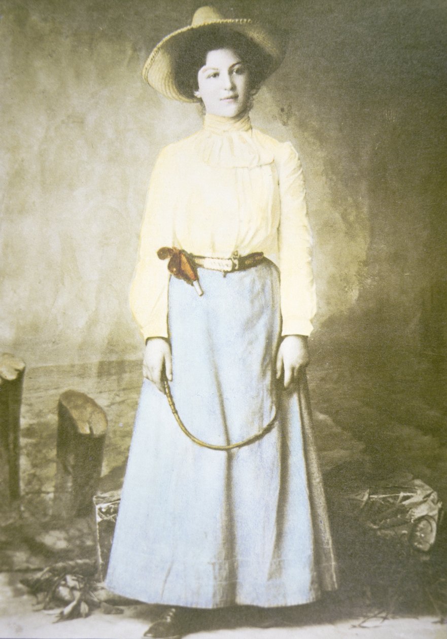 Anna Webb z Kansasu, kolem roku 1880 (černobílá fotografie) od American Photographer