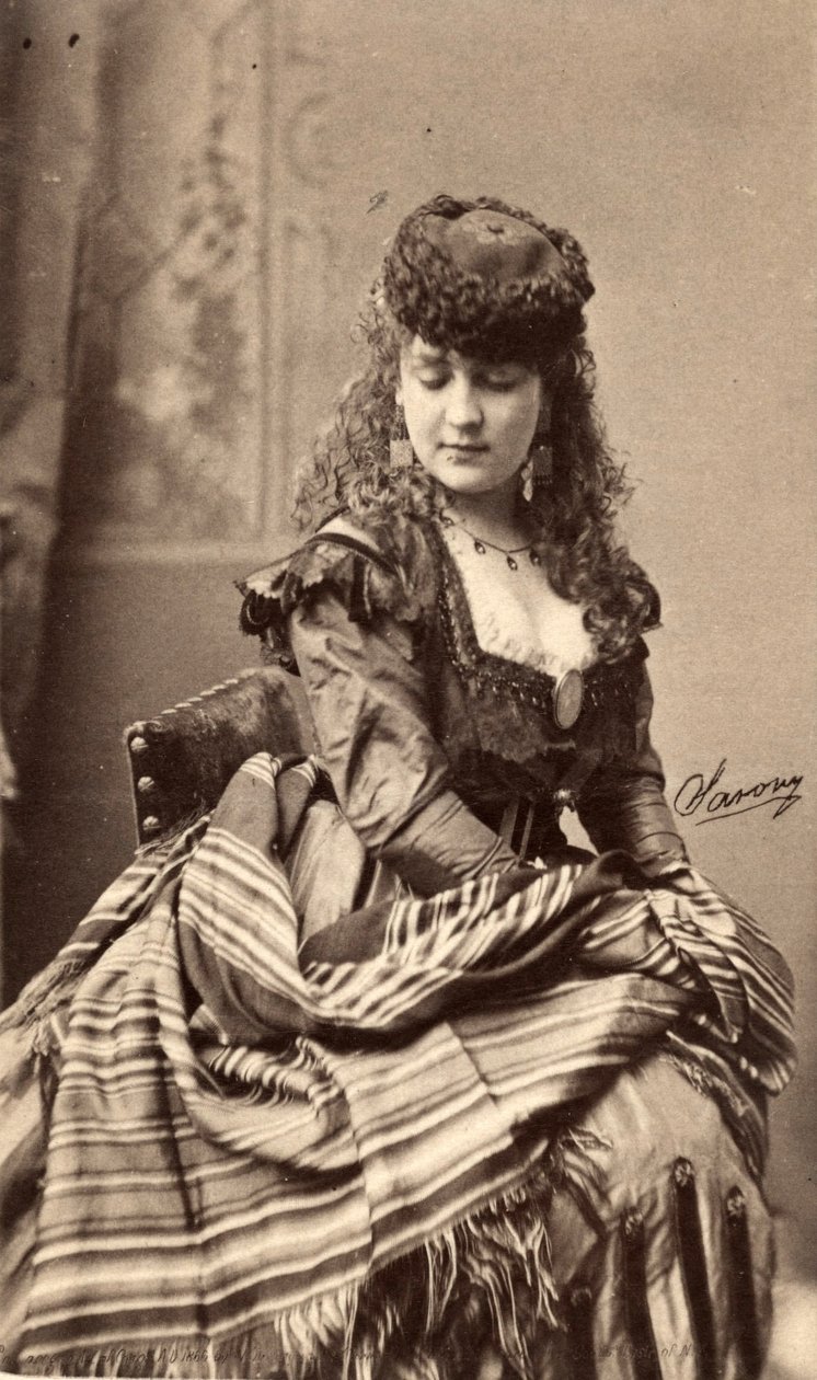 Obrázek kabinetu herce Adah Isaacs Menken od American Photographer