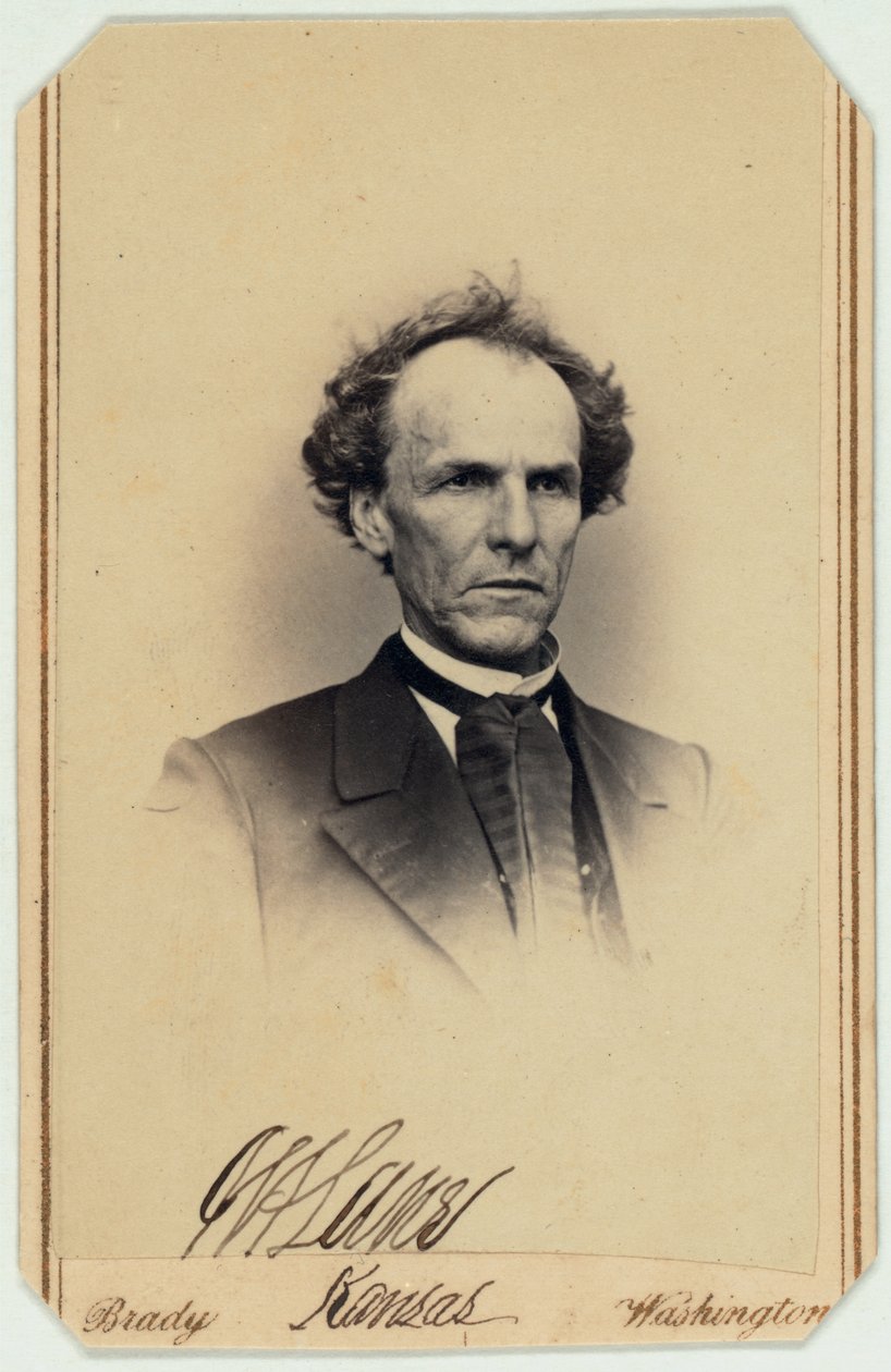 Carte de Visite, James Henry Lane (černobílá fotografie) od American Photographer