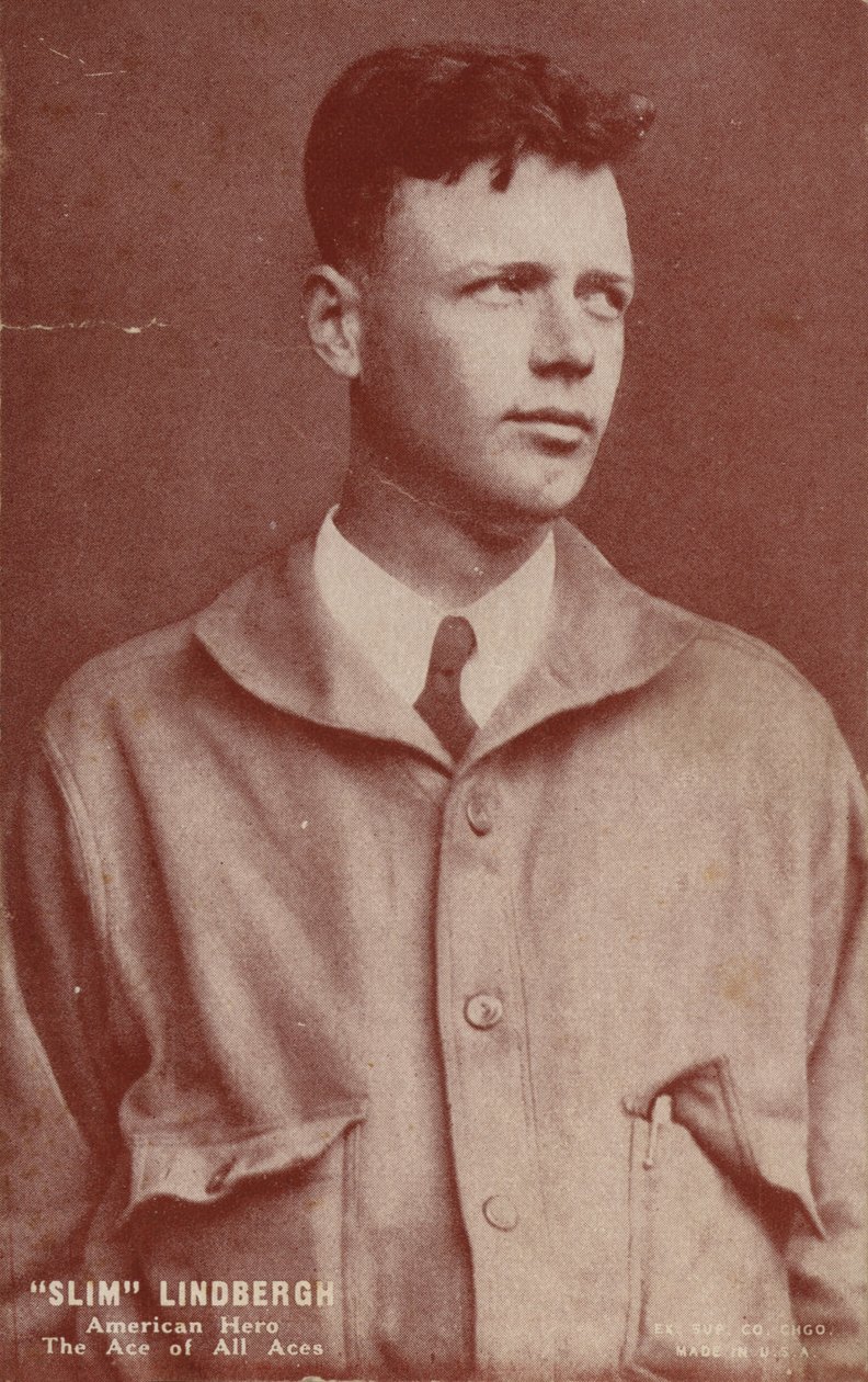 Charles Lindbergh, americký letec, který uskutečnil první samostatný transatlantický let. od American Photographer
