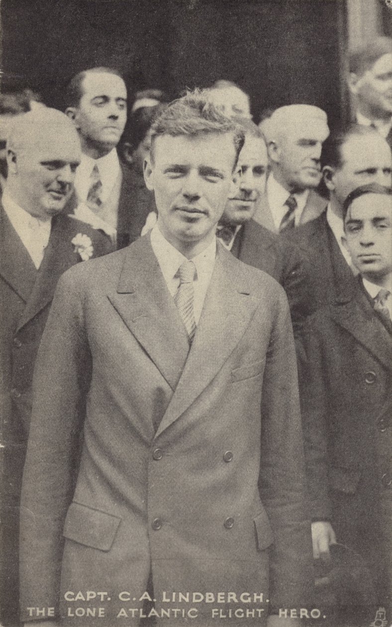 Charles Lindbergh, americký letec, který uskutečnil první samostatný transatlantický let. od American Photographer