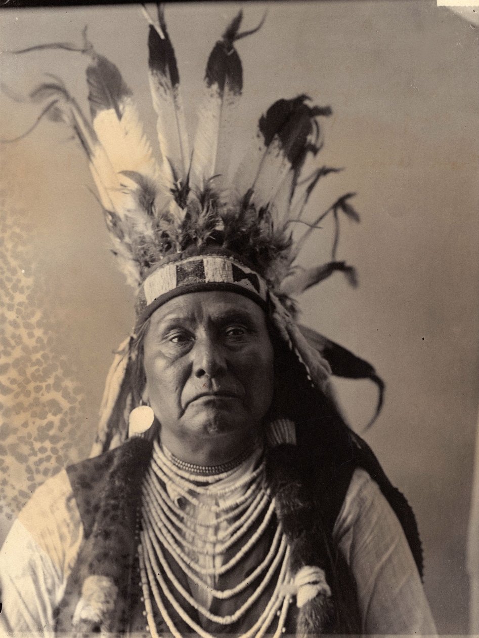 Chief Joseph Washington, Nez Perce, District of Columbia, duben 1900 (černobílá fotografie) od American Photographer
