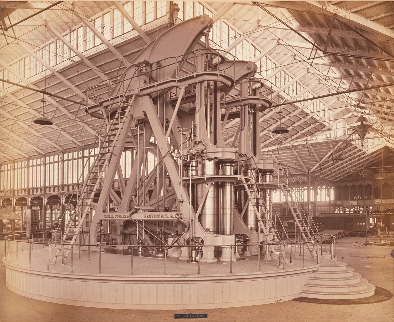 Corliss Engine, Centennial International Exhibition, Philadelphia, 1876 (tisk alba) od American Photographer