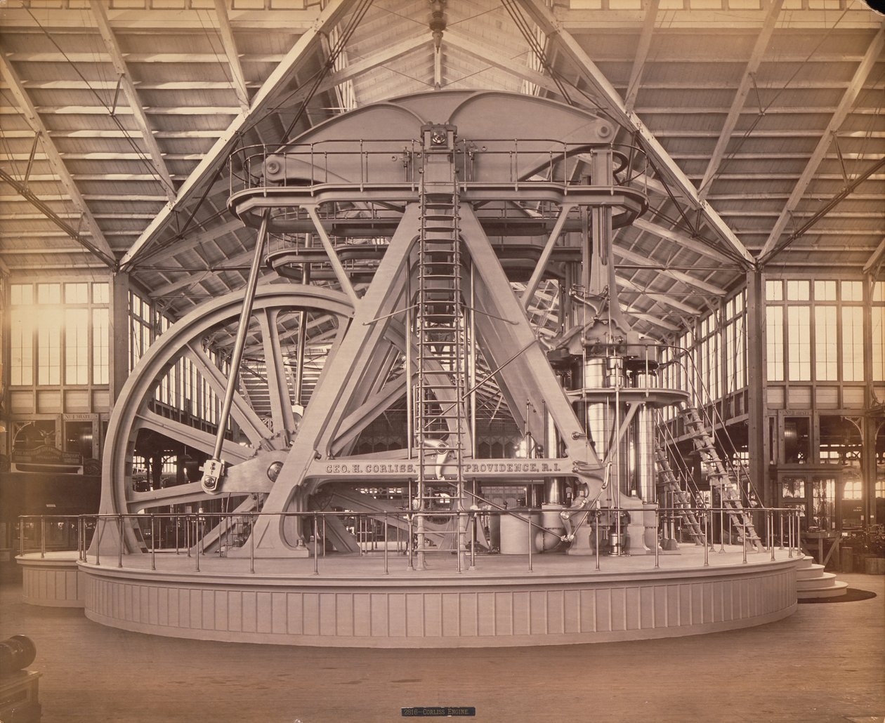 Corliss Engine, Centennial International Exhibition, Philadelphia, 1876 (tisk alba) od American Photographer