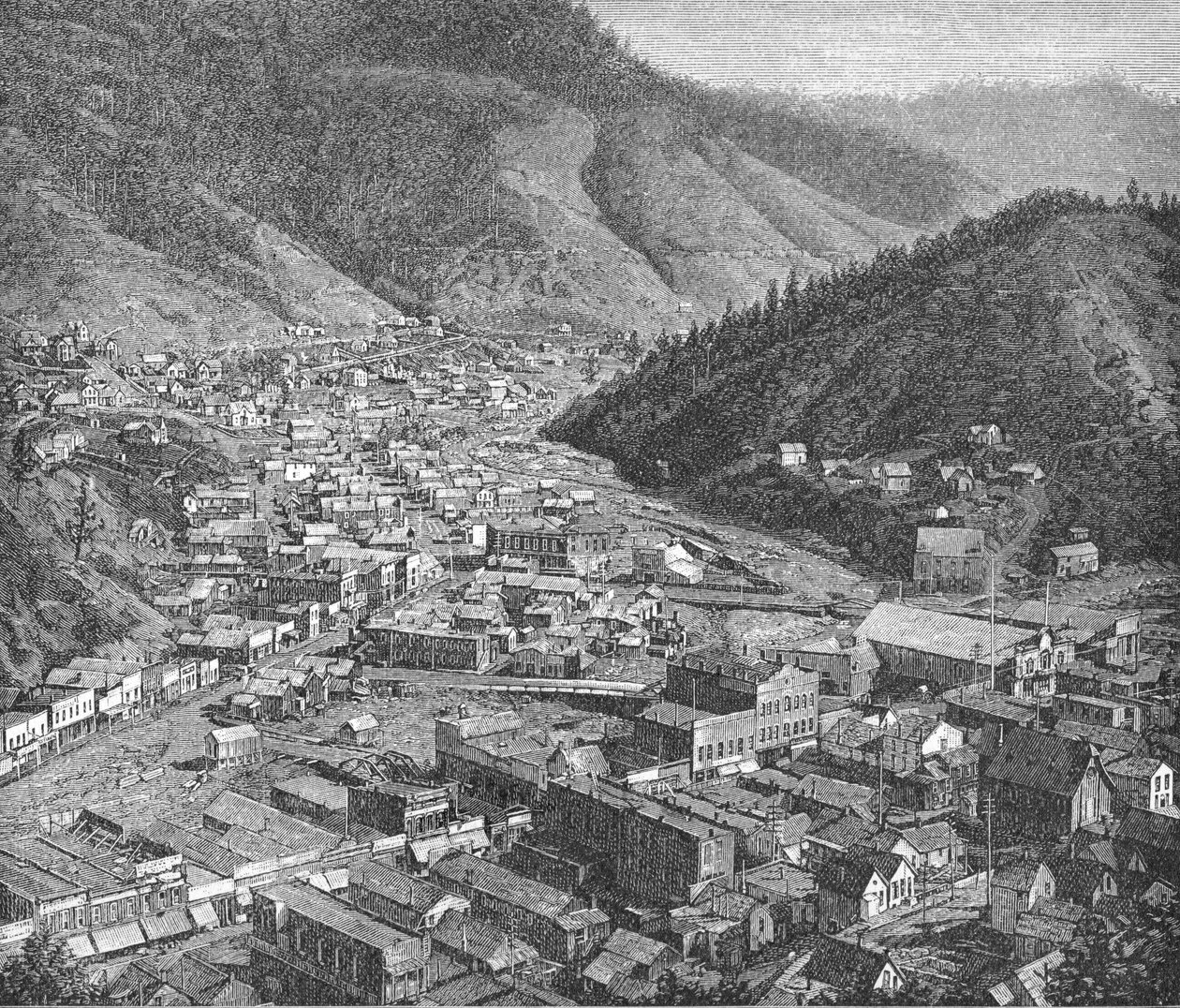 Deadwood, The Black Hills, ilustrace z 