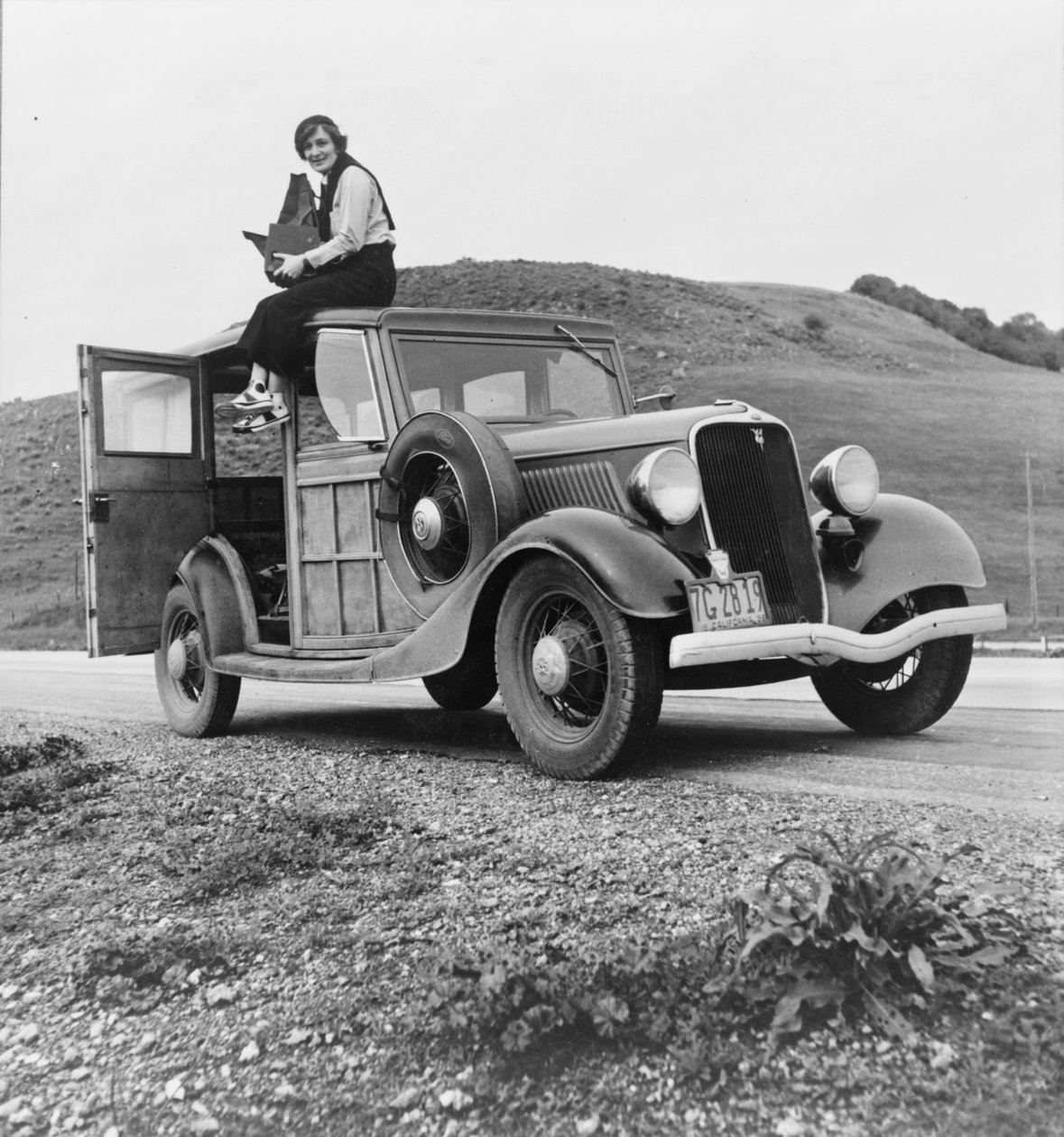 Dorothea Lange, fotografka Správy přesídlení, 1936 od American Photographer