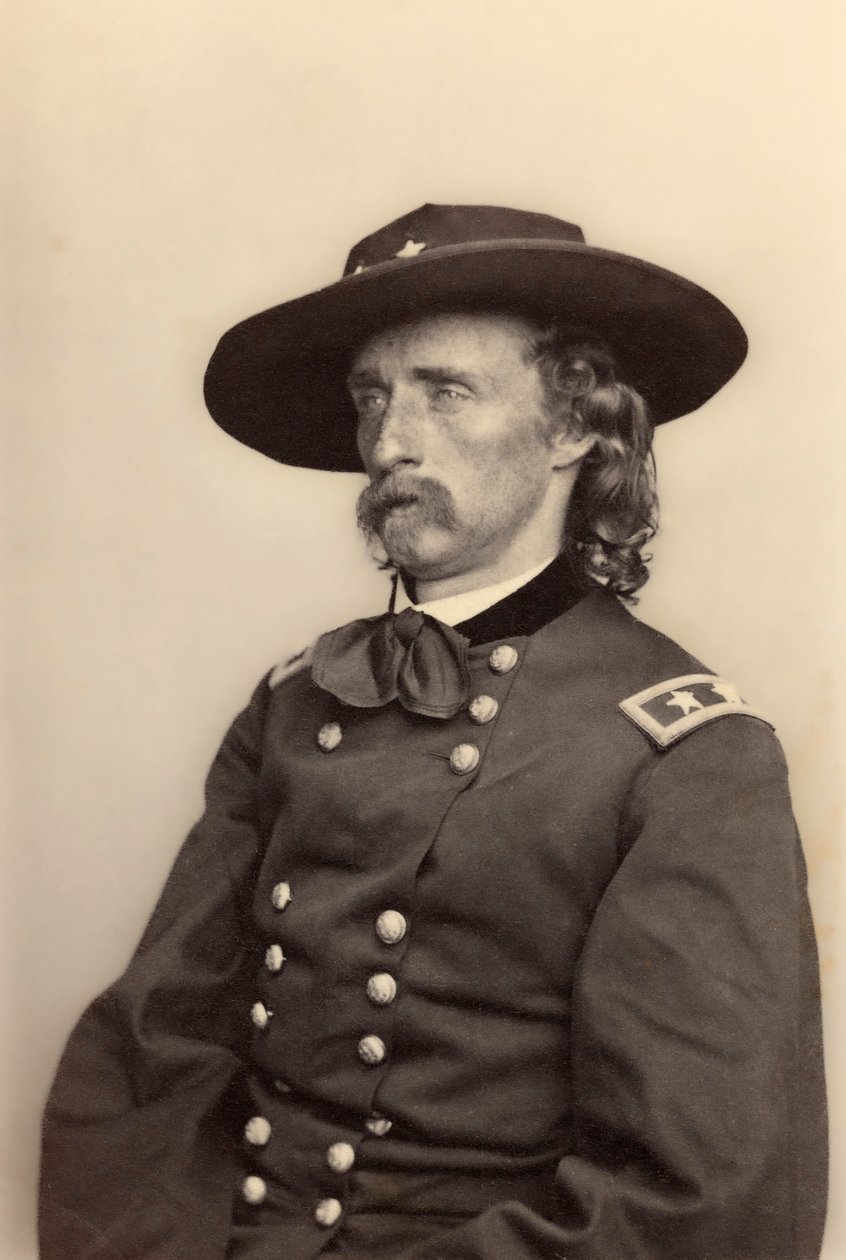 George Armstrong Custer. Portrét (foto) od American Photographer