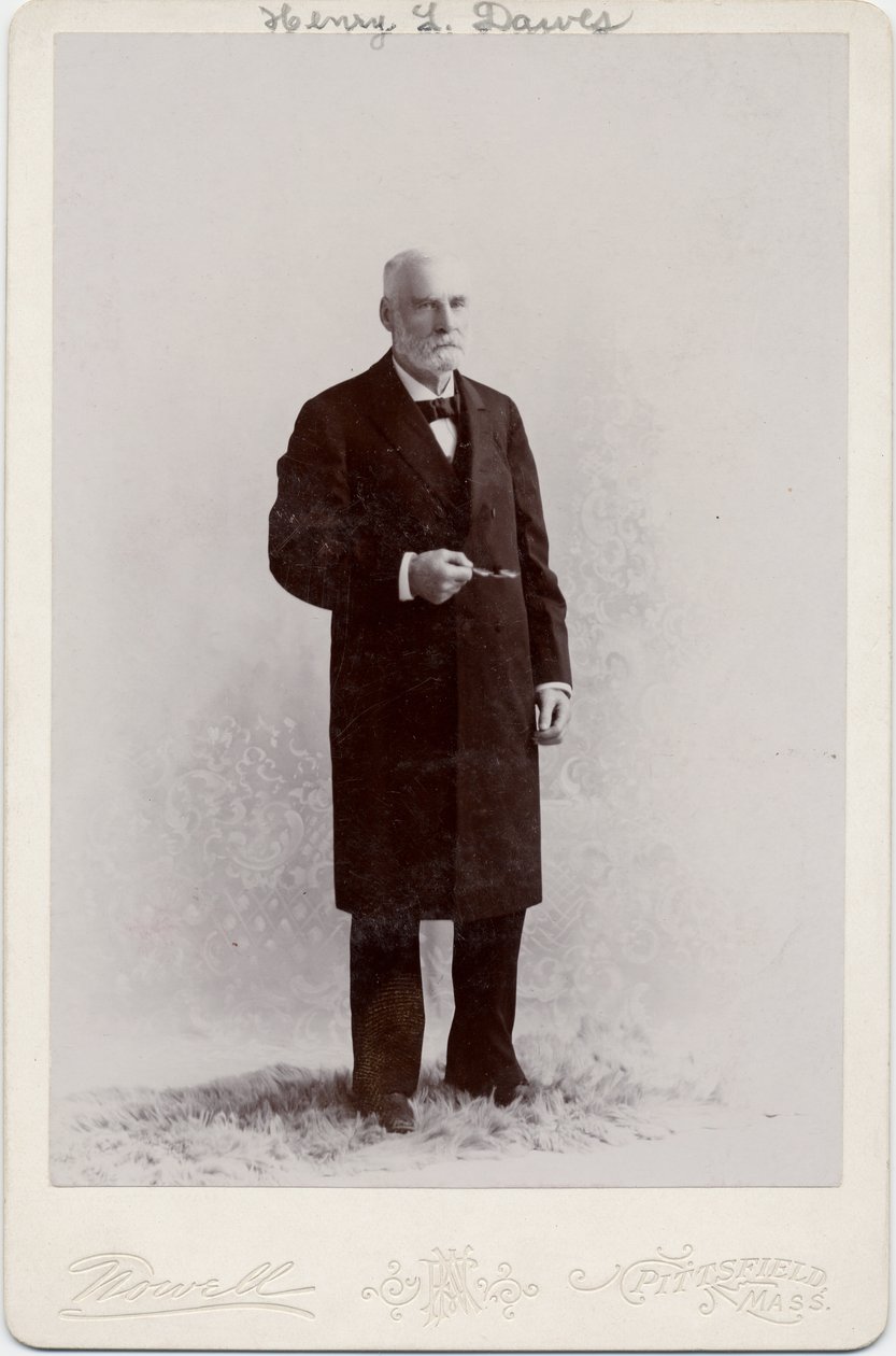 Henry Laurens Dawes (1816-1903), americký senátor, foto Nowell, Pittsfield, Massachusetts (foto alba) od American Photographer