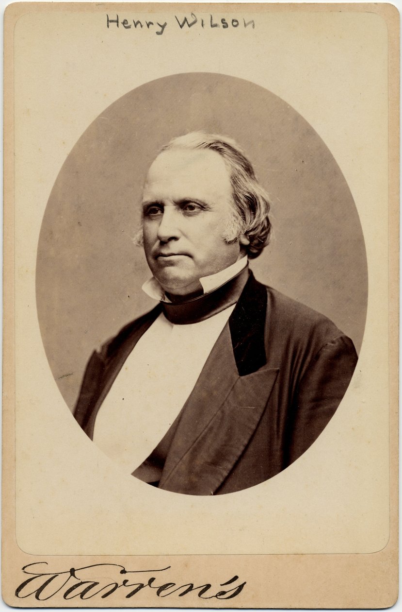 Henry Wilson (1812-75), 18. viceprezident USA; foto George Warren, Boston (foto alba) od American Photographer