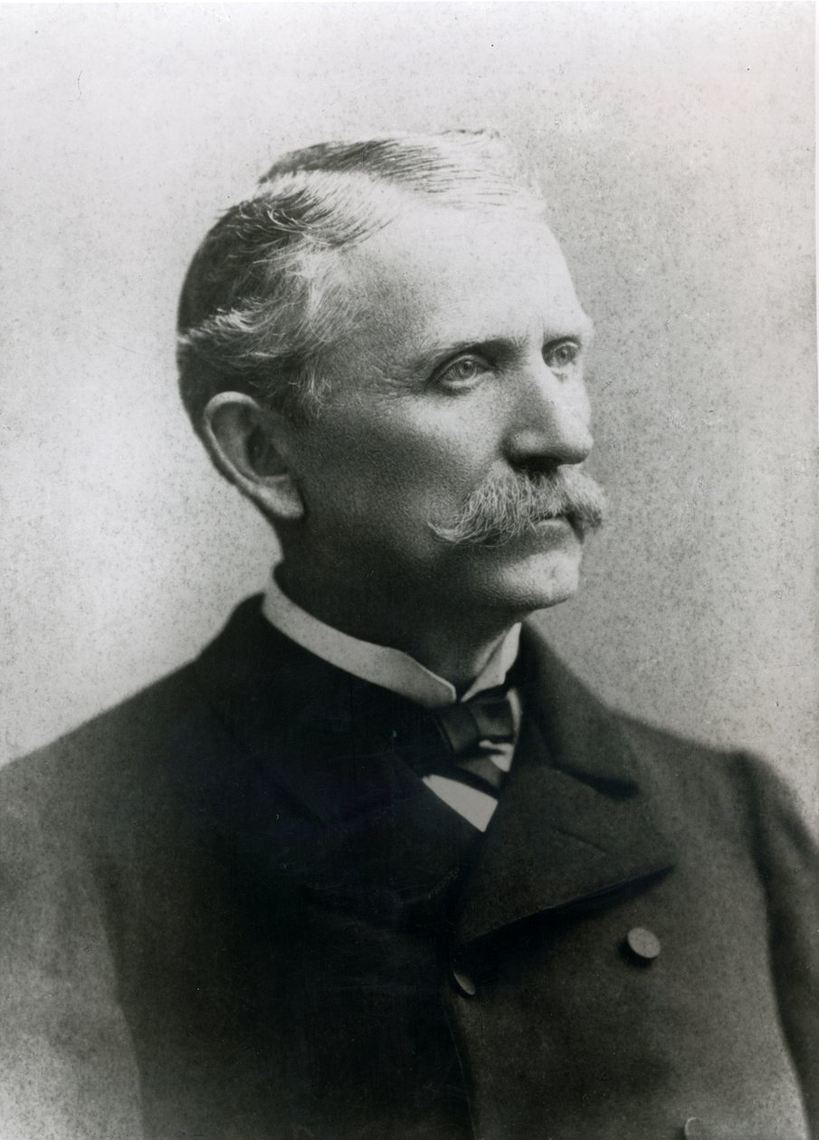 James B. Hume, šéf detektivů Wells Fargo (černobílá fotografie) od American Photographer