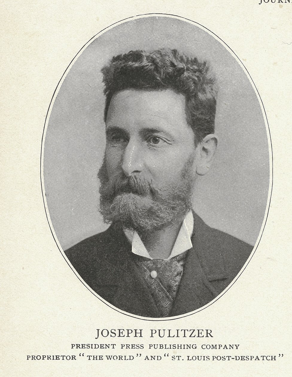 Joseph Pulitzer, ilustrace z „Významní Newyorčané let 1896-1899: doprovodný svazek King