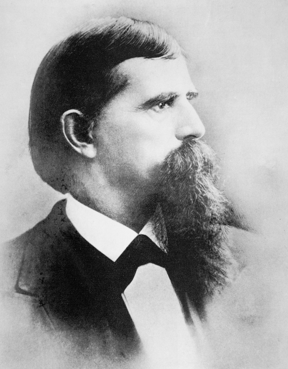 Lew Wallace (1827-1905) generál občanské války a první guvernér Nového Mexika (černobílá fotografie) od American Photographer
