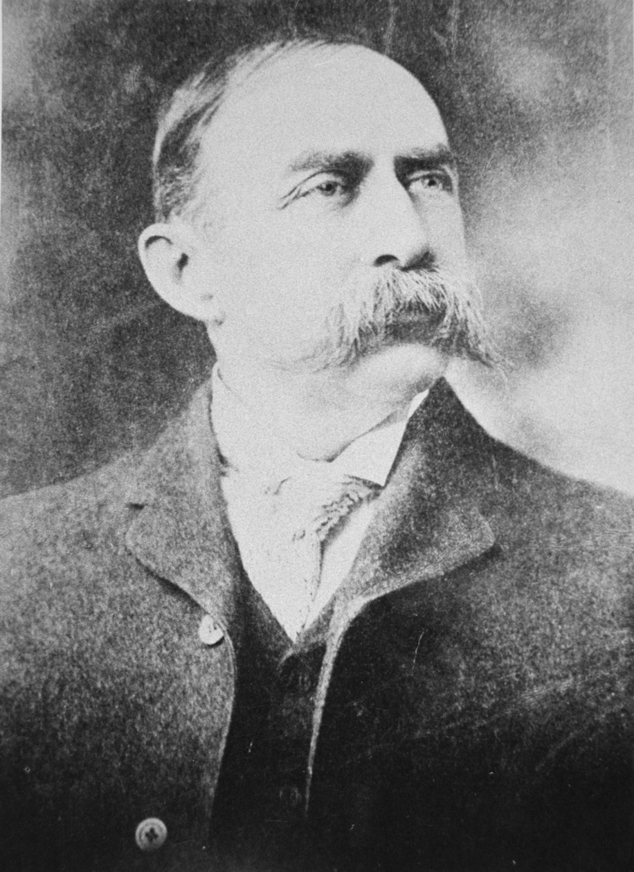 Poručík John Barclay Armstrong (1815-1913) (černobílá fotografie) od American Photographer