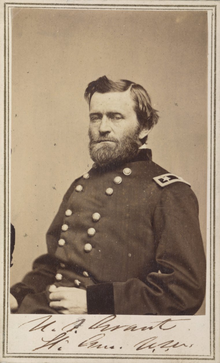 Generálmajor Ulysses S. Grant, důstojník federální armády od American Photographer