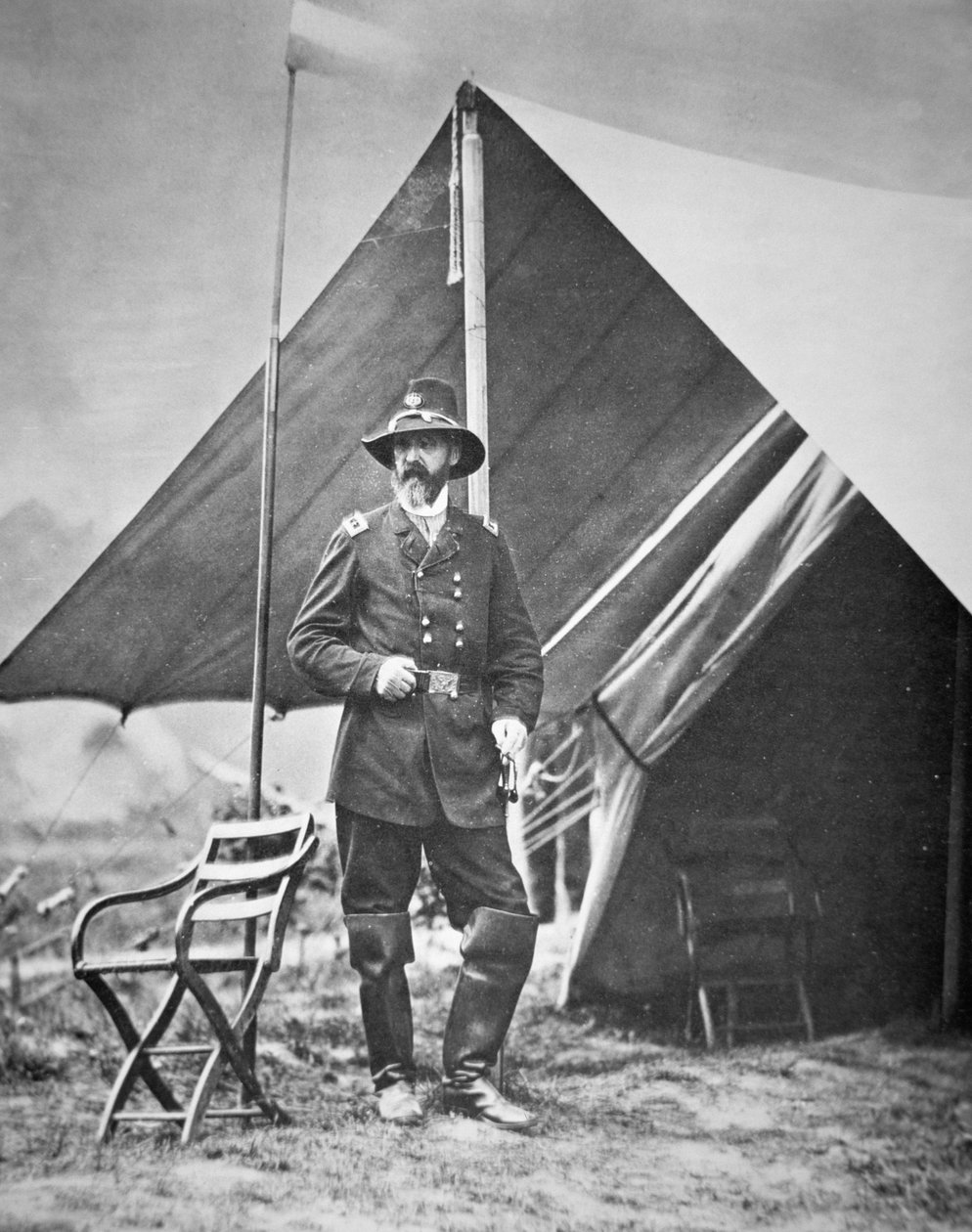 Generálmajor George Meade (1815-72) (černobílá fotografie) od American Photographer