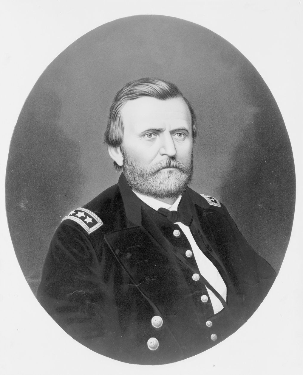Generálmajor Ulysses S. Grant, kolem roku 1866 (chromolitograf) od American Photographer