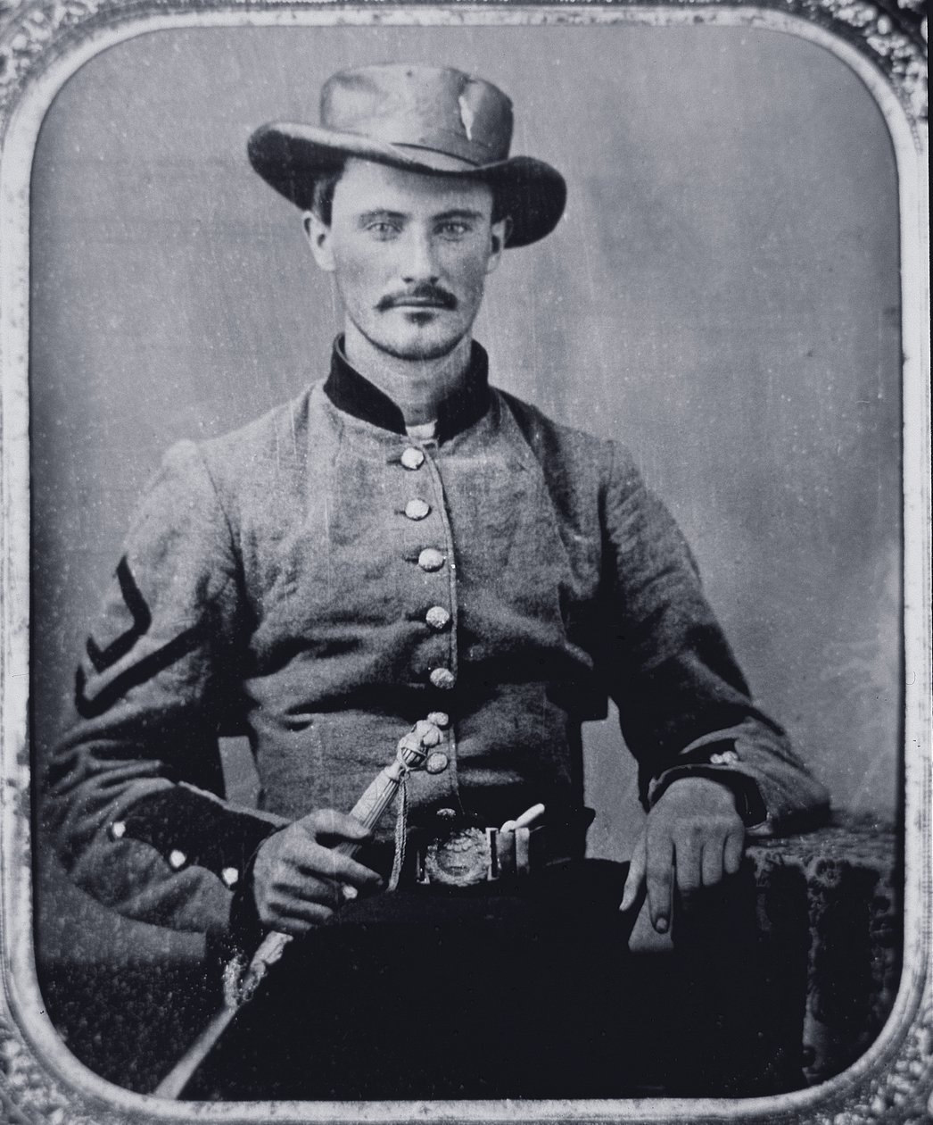 Marmaduke Marshall, voják Konfederační armády (černobílá fotografie) od American Photographer