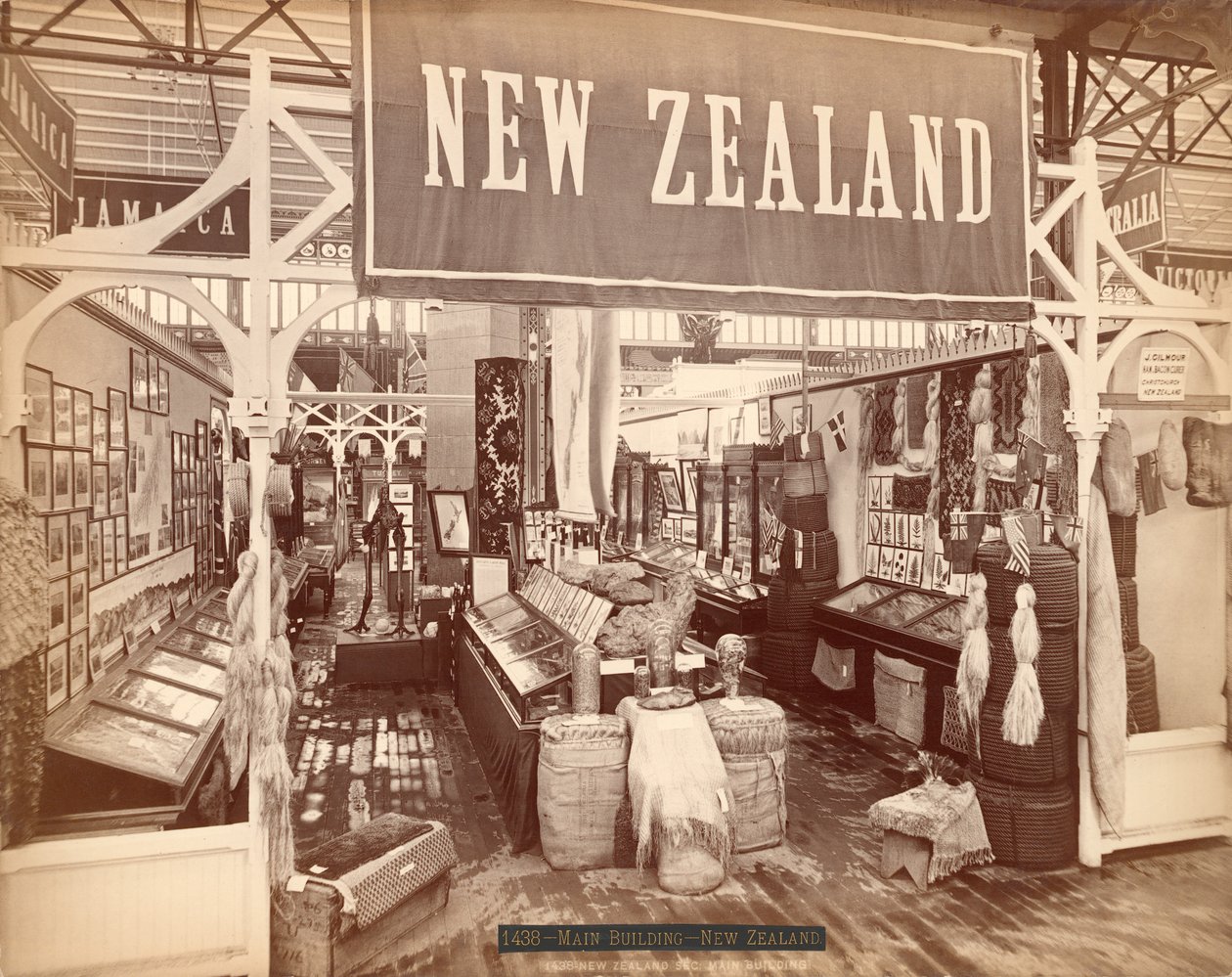 Nový Zéland, Mezinárodní výstava stoletého výročí, 1876 (tisk alba) od American Photographer