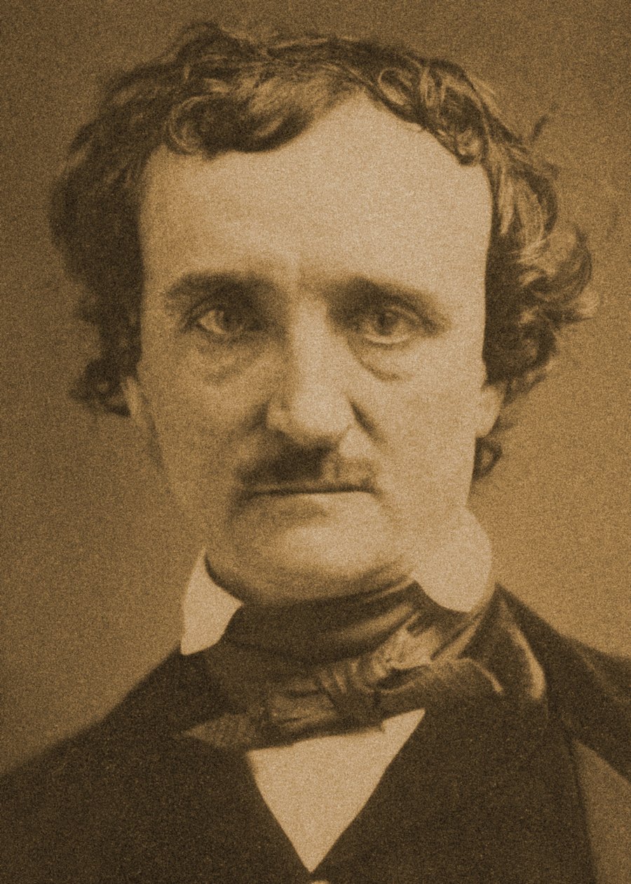 Portrét Edgara Allana Poea. 1849 (daguerrotypie) od American Photographer
