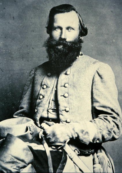 Portrét generála J.E.B. Stuart (černobílá fotografie) od American Photographer