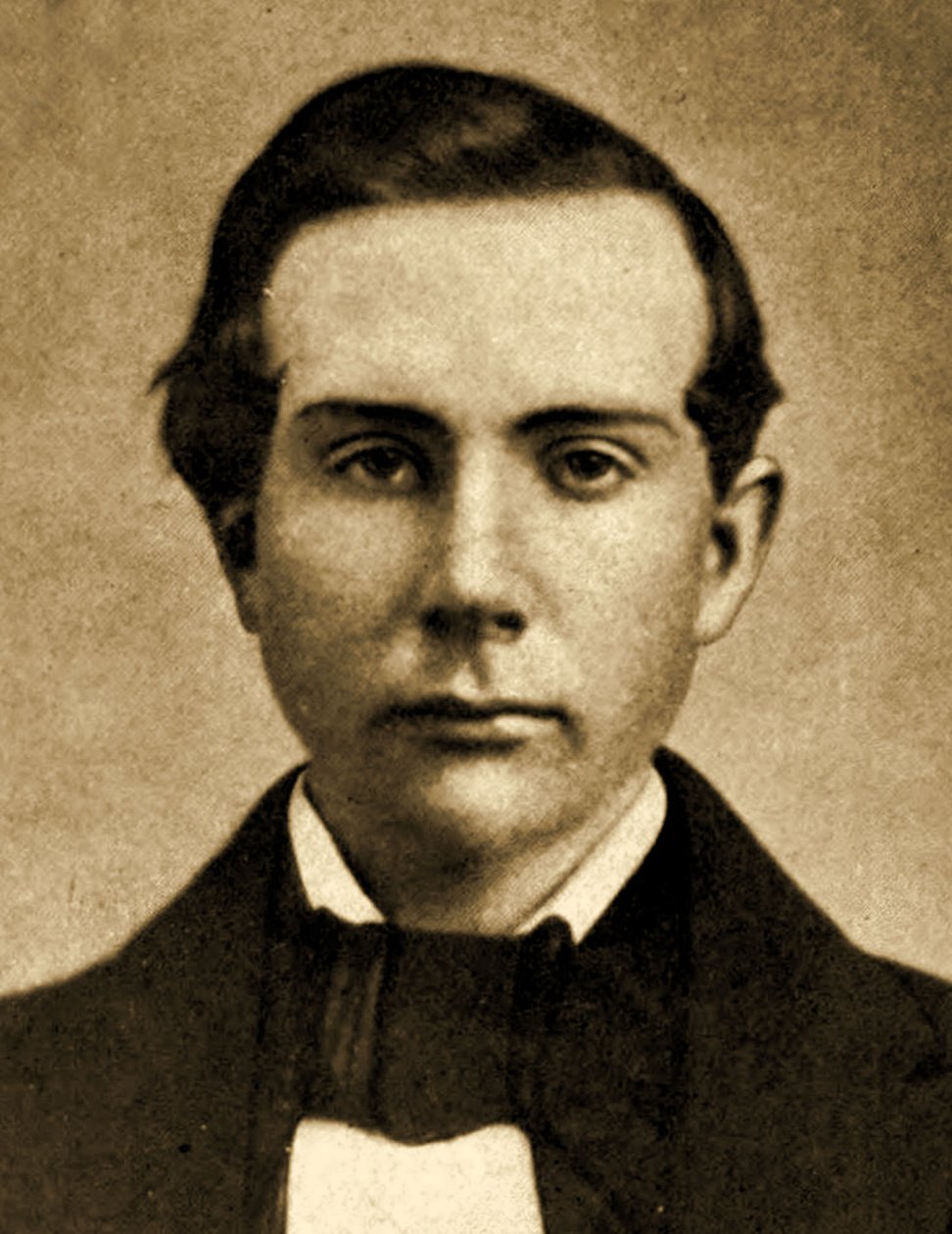 Portrét Johna D. Rockefellera ve věku 18 let, 1857 od American Photographer
