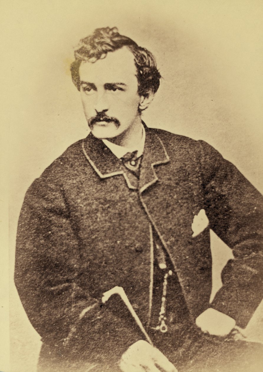 Portrét Johna Wilkese Bootha, 1861-65 od American Photographer