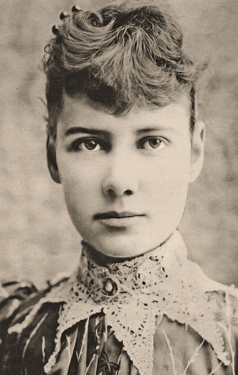 Portrét Nellie Blyové, kolem roku 1890 (foto) od American Photographer