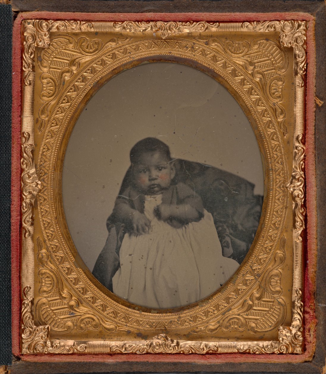 Portrét dítěte, cca. 1860 (foto) od American Photographer