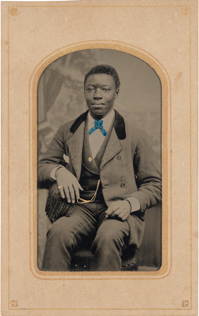 Portrét muže, c. 1880 (foto) od American Photographer