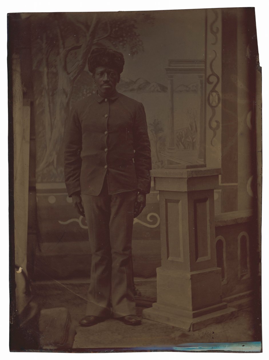 Portrét vojáka,c. 1880 (foto) od American Photographer